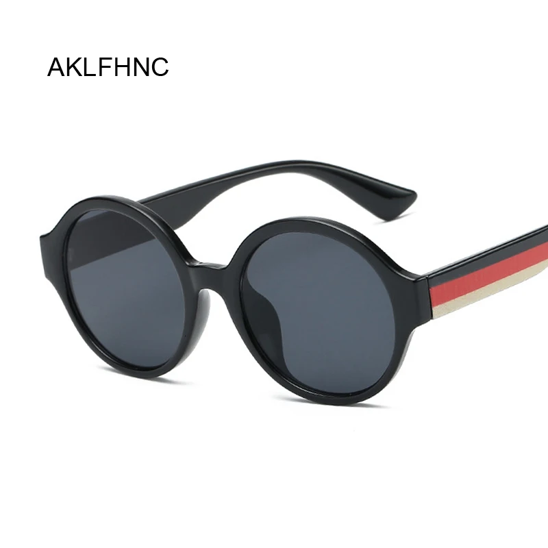 

Fashion Thick Frame Round Sunglasses Women Men Brand Design Vintage Mirrored Oversized New Sun Glasses Female Male Shades
