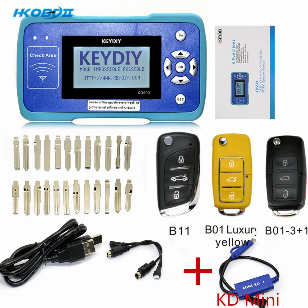 Upgrade Package KEYDIY KD900 пульт дистанционного управления лучший инструмент для дистанционного управления Частотный тестер автоматический ключ программист - Цвет: Upgrade Package