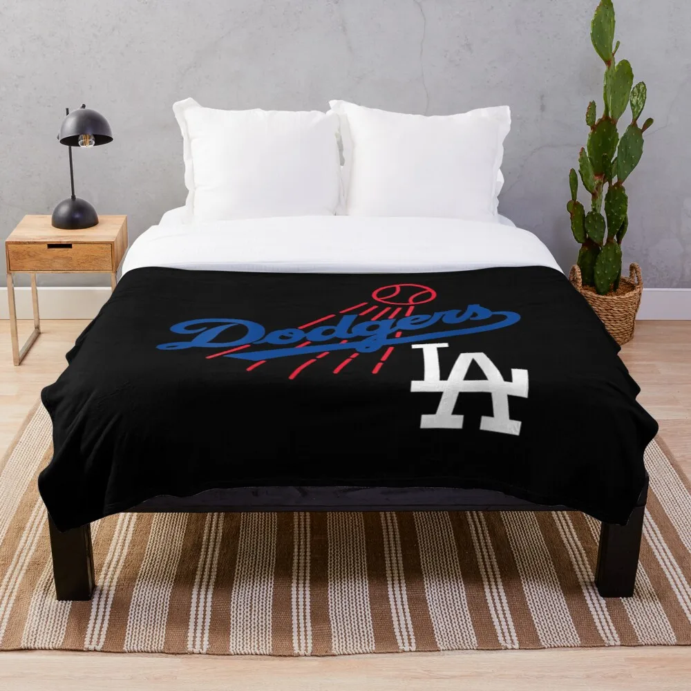 

Dodgers World Series 2020 Throw Blanket Quilt Bedding for Girls Children Adult Gift Bedroom Decor Size Variety for Styles.