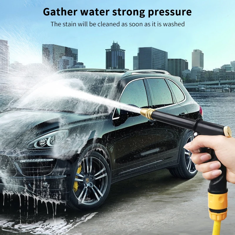 

High-pressure Water Gun For Cleaning Car Wash Machine Garden Watering Hose Nozzle Sprinkler Foam Water Gun Washing Accessories