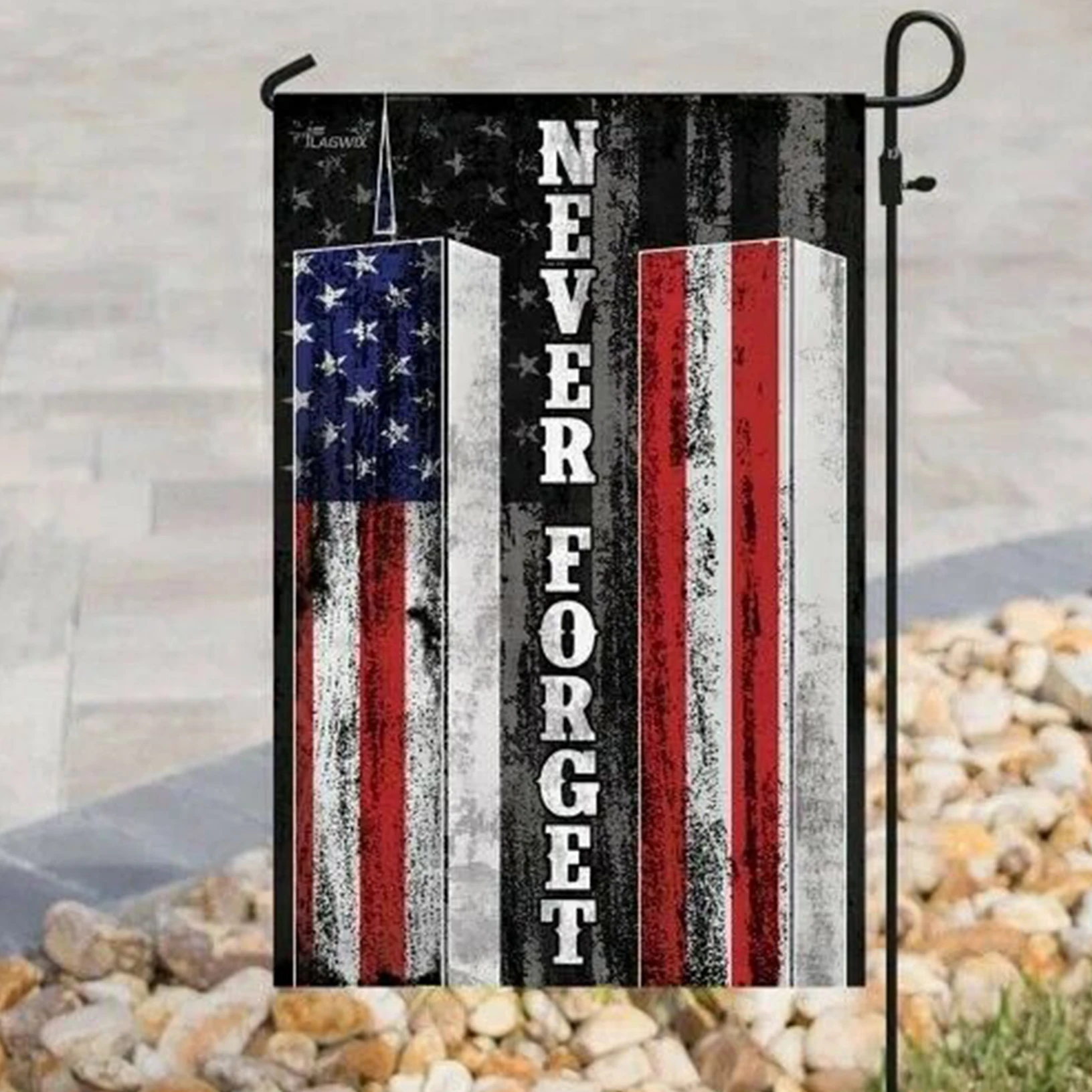 

12"x18" 911 Never forget the flag for Outdoor