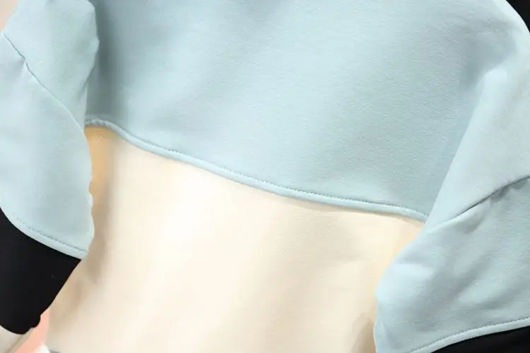 

Boys Girls Set (Hoodie+Pant) 2021 New Autumn Handsome Baby Kids Spring And Autumn Children's Clothing Turtleneck Sports Set