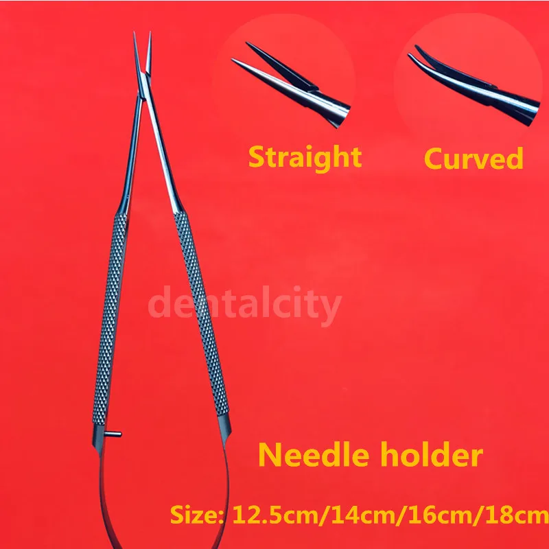 1 шт. титановые иглы держатели стоматологические офтальмологические