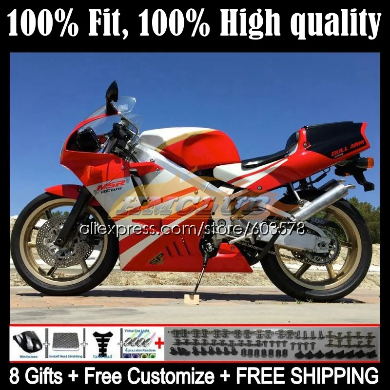 

Injection For HONDA NSR 250 R NSR250 RR 100CL.100 NSR250R MC21 PGM3 90 91 92 93 NSR 250R 1990 1991 1992 1993 Fairing red flames