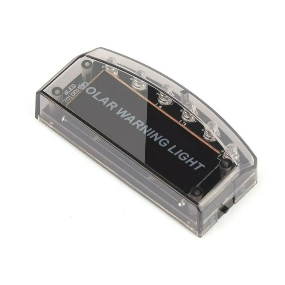 

6 LED Car Led Fake Dummy Alarm Warning Light Solar Power Simulated Security Anti-theft Flashing Light Car Burglar Alarm Light