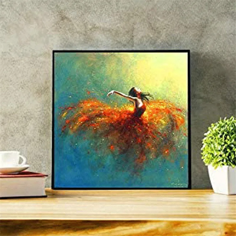 

5D DIY Diamond Painting Dancer Full Round Drill Diamond Embroidery Mosaic Picture Home Dance Room Wall Decor for Girls