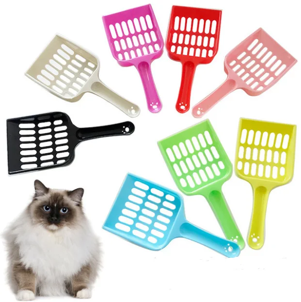 

Pet Cat Litter Shovel Cat and Dog Dung Shovel Pine Crystal Cat Litter Strip Shovel Small Outdoor Portable Shovel Pet Supplies