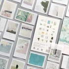 50 шт.лот Декоративные наклейки для записей серии Ван Гога Стикеры для скрапбукинга Стикеры для дневников