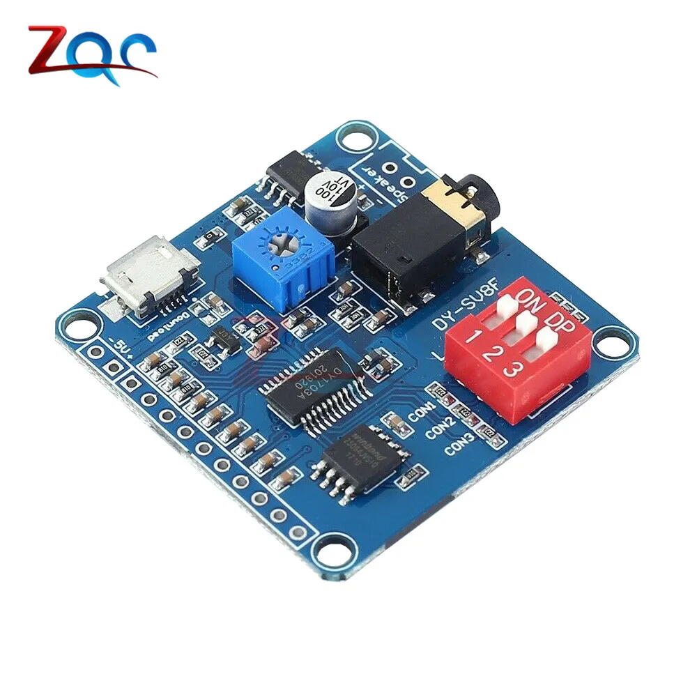 Плата модуля для воспроизведения голоса 5 Вт mp3-плеер IO усилитель триггера