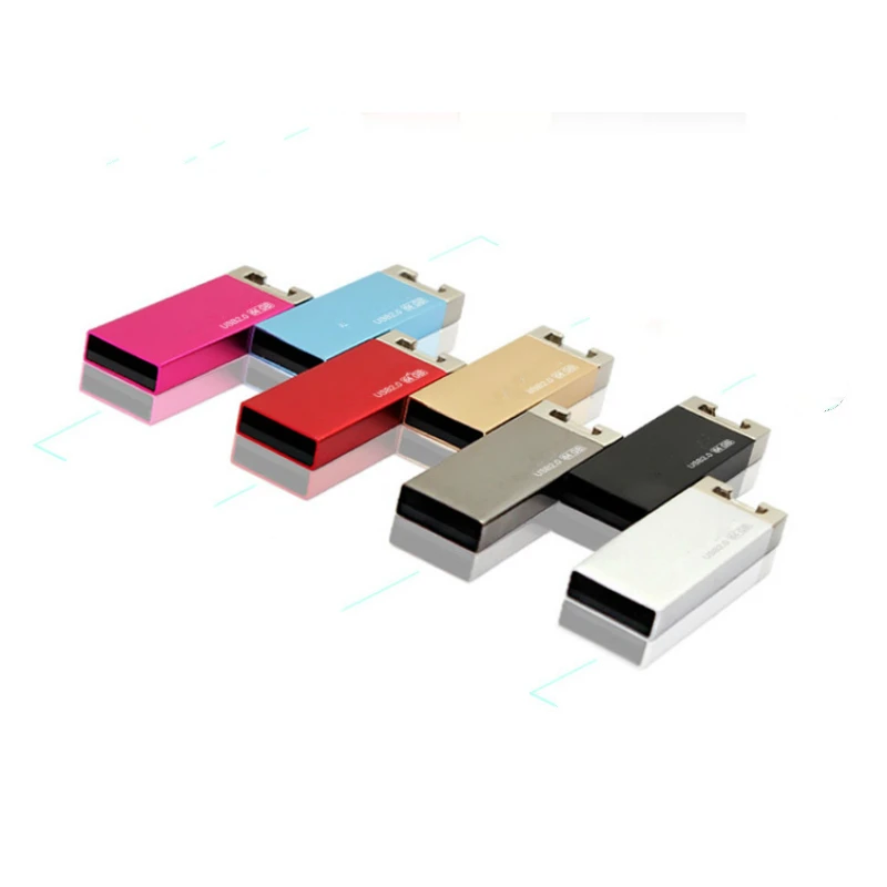 

New metal USB 3.0 Pen Drive 32GB 64GB Colorful USB Pendrive Flash Drive finger 8GB 16GB 128GB Over 10pcs Free Logo Photo Stick