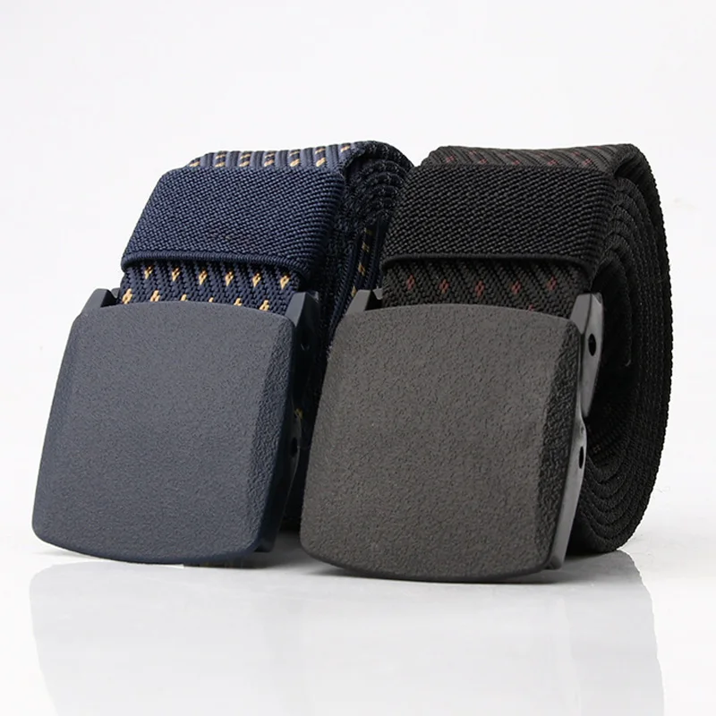 Ремень мужской из парусины с автоматической пряжкой спортивный Повседневный для