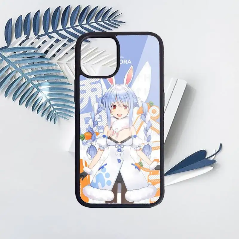 

Hololive Usada Pekora Gawr Gura Phone Case for iPhone 11 12 pro XS MAX 8 7 6 6S Plus X 5S SE 2020 XR Hard PC