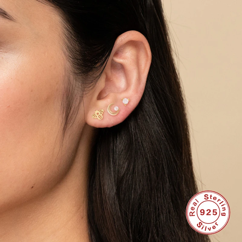 Женские серьги ROXI в виде животных милое ажурное Ювелирное Украшение для пирсинга