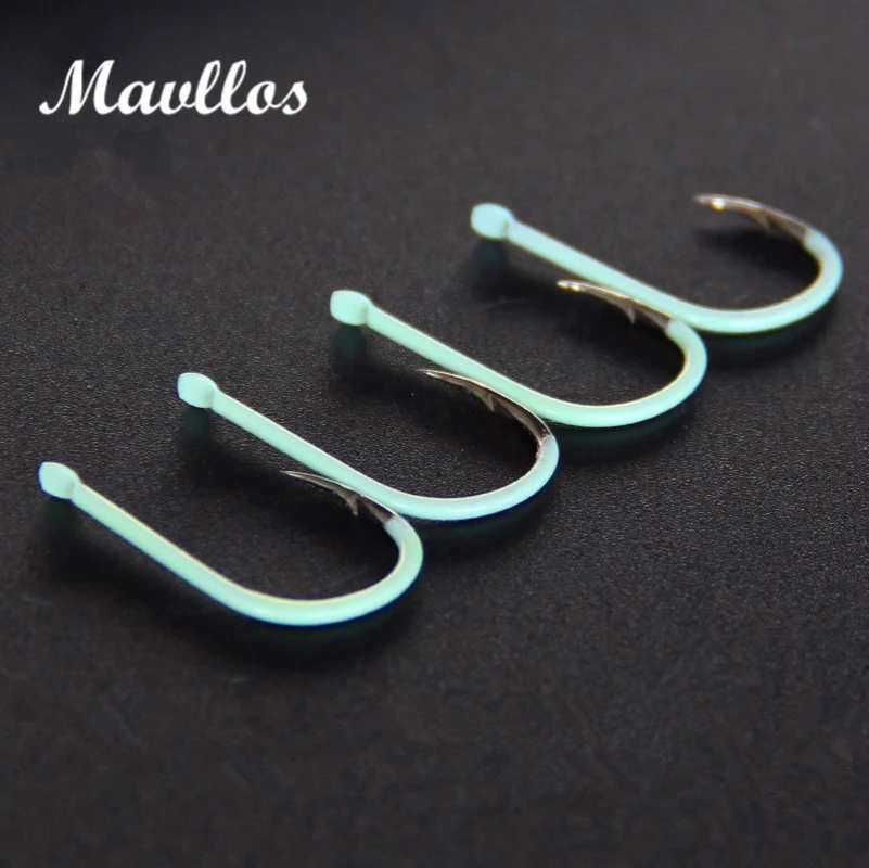 Mavllos 11 шт./упак. ISEAMA светящийся Троллинговый рыболовный крючок из