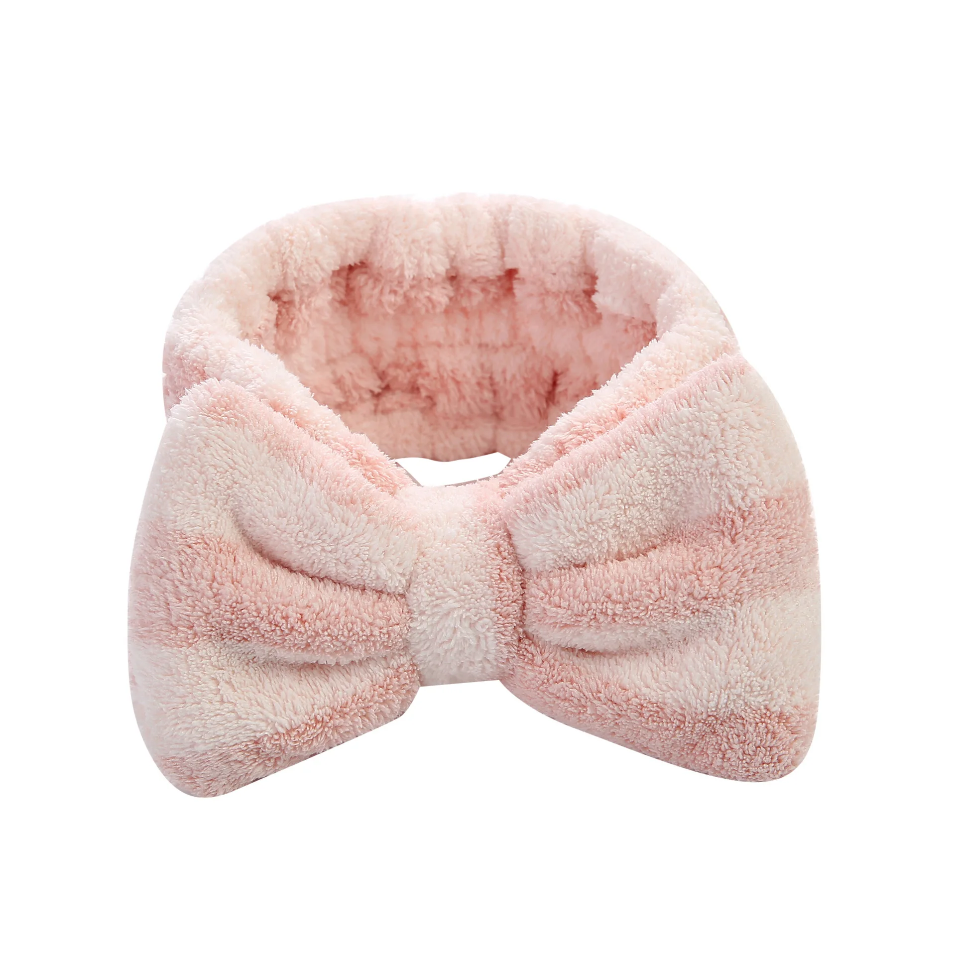 

Towel New Coral Velvet Bow Hair Band 1pcs hair cap shower cap women shower cap hair cap