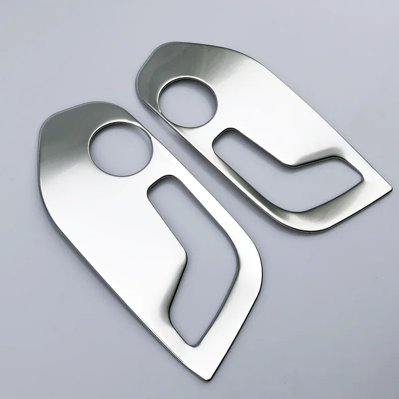 Автомобильный Стайлинг из нержавеющей стали панель регулировки сиденья