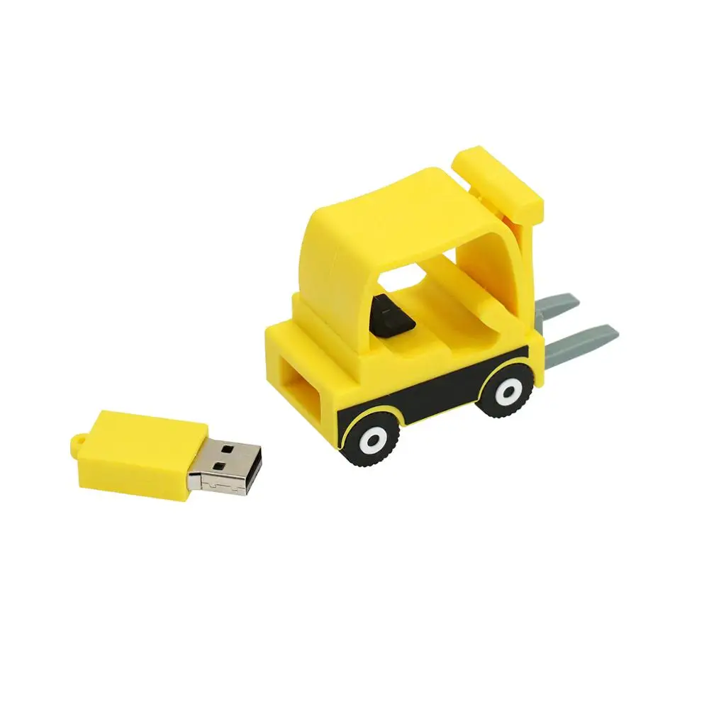 Новый трактор USB флэш накопитель 128 ГБ Pen Drive 2 0 Pendrive Forklift модель 8 16 32 64 Гб карта