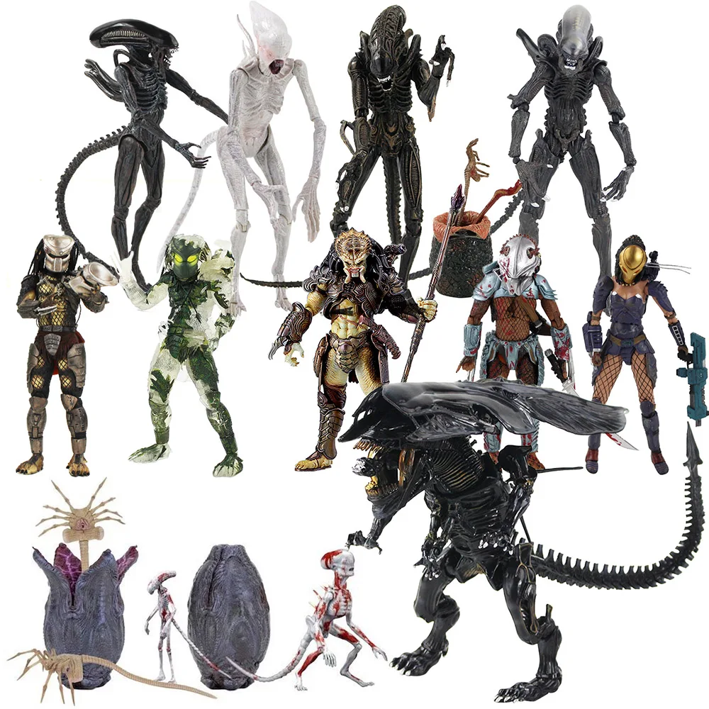 NECA инопланетянин против хищников воин ксеноморф животные кельтский шрам в маске