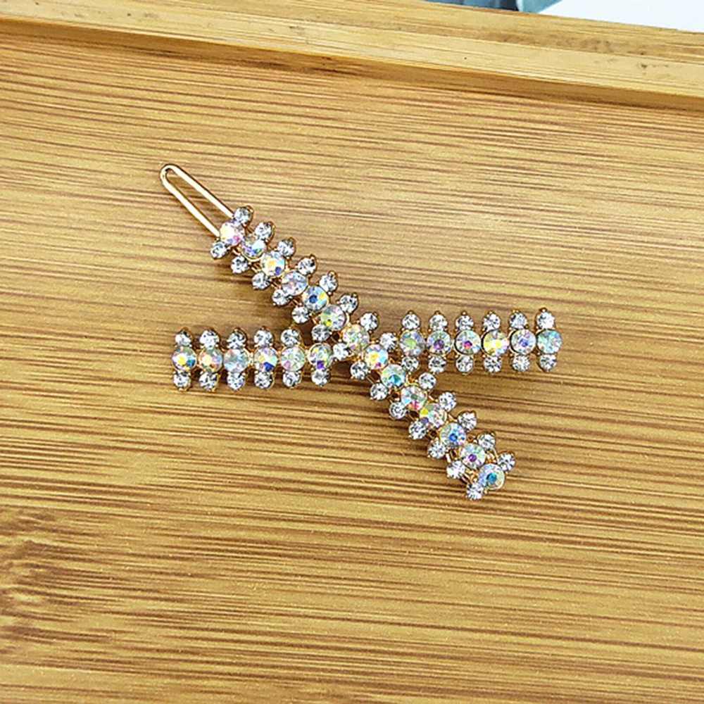 

Woman Girls Accessories Alloy Hairband Barrette Fashion Hair Clip Pin Geometric