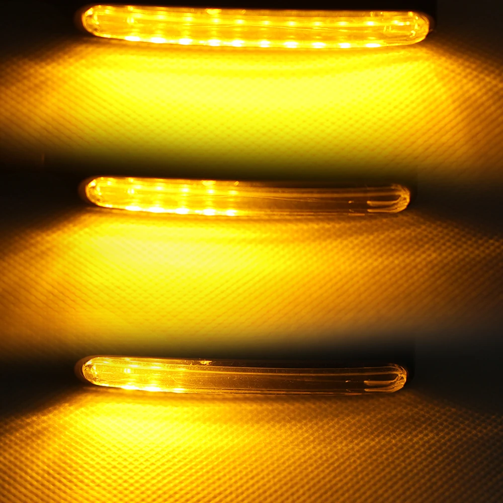 

2PCS LED Motorcycle 12 LED Turn Signals Light SMD Tail Flasher Flowing Water Blinker IP68 Bendable Motorcycle Flashing Lights