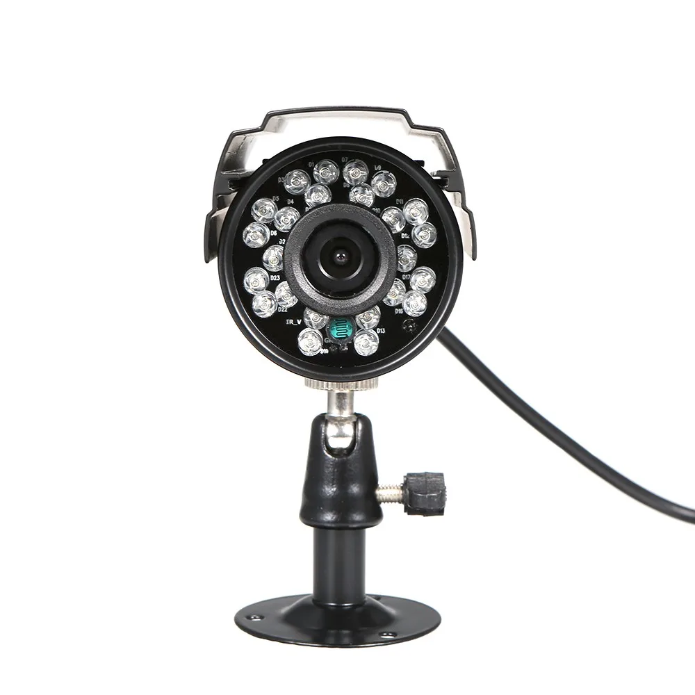 

1PCS CCTV Camera 1/3" CMOS Color 1080P High-resolution 24 Lamp Nightvison Weatherproof Indoor Bullet Camera Analog Camera