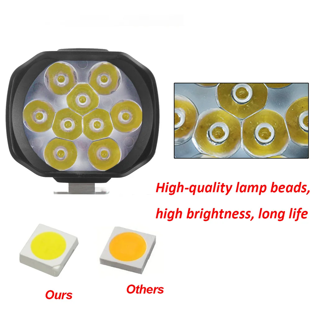 Светодиодный светильник 6000k рабочий Точечный автомобильный налобный мотор