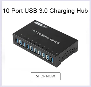 Sipolar 7 портов usb 3,0 металлическое зарядное устройство хаб крепление уши кронштейн светодиодный индикатор и 12V3A 36 Вт адаптер питания