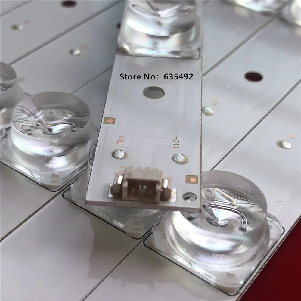 Новый комплект 14 шт. 7 светодиодный 555 мм Подсветка полоса для надежного удержания