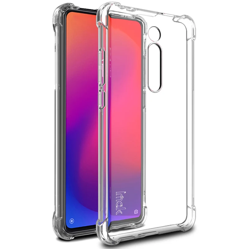 Прозрачный IMAK кристально прозрачный чехол для Xiaomi mi T9 чехол mi 9 T Pro 9 Pro 5G 360 Защитный чехол Xiaomi mi 9 T чехол mi 9t mi 9 T mi 9 Lite - Цвет: Прозрачный