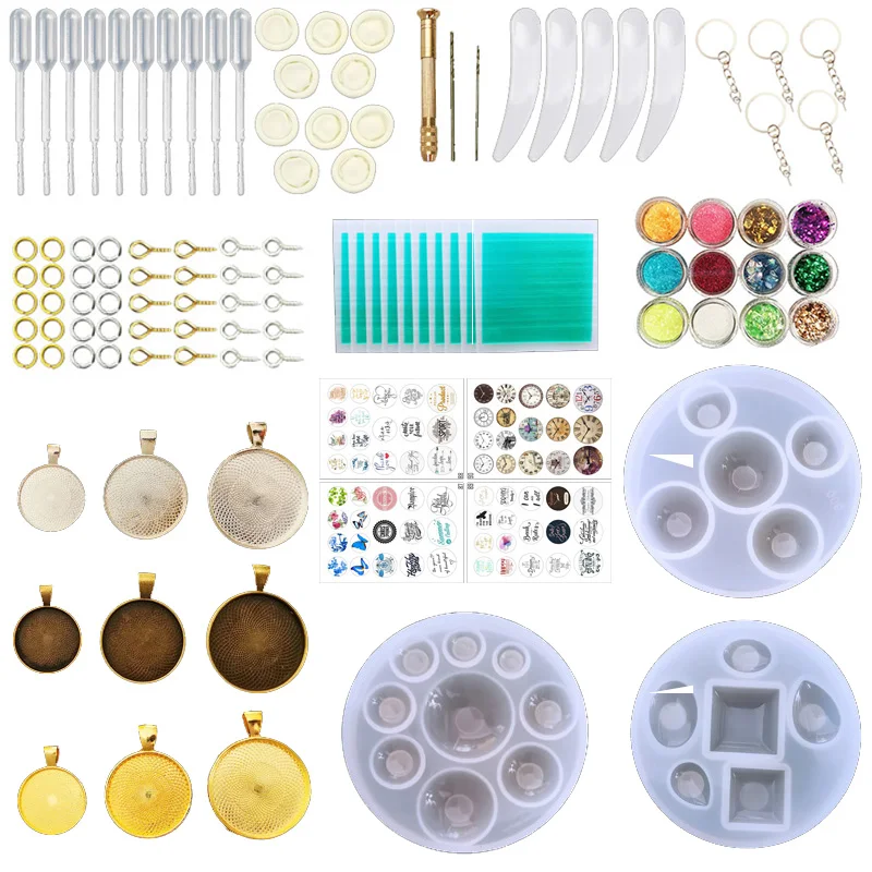 

QIAOQIAODIY Посеребренные Круглые Пустые Кабошоны, основа для камеи, оправа для ожерелья, подвеска для самостоятельного изготовления ювелирных ...