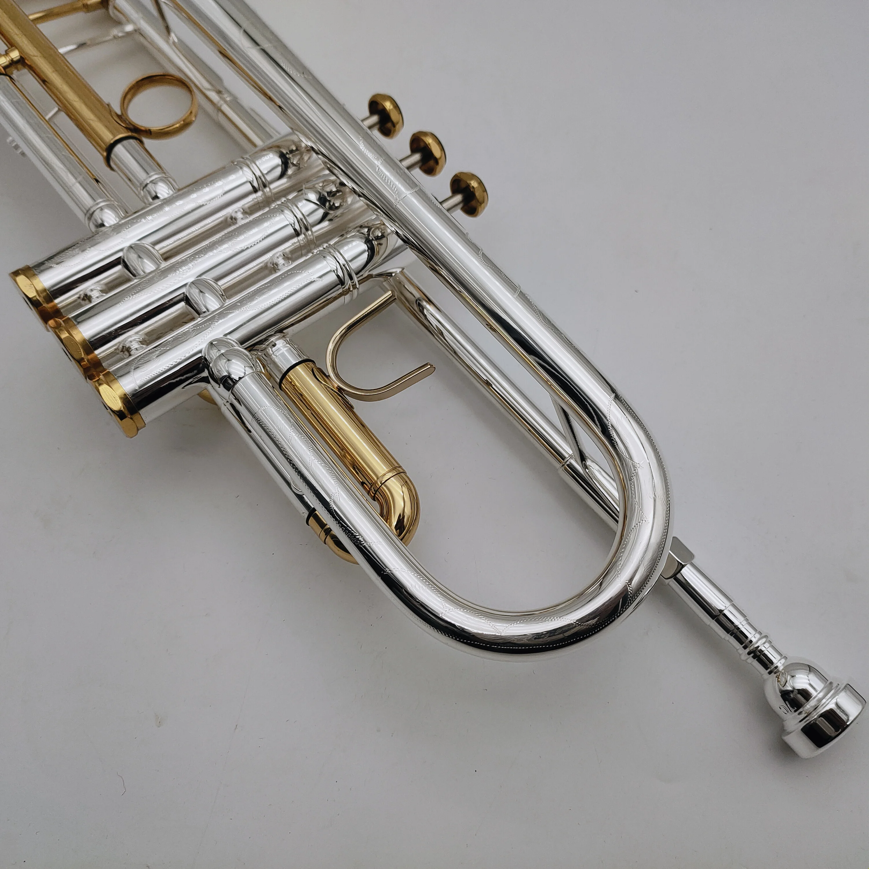 Горячая Распродажа искусственная труба B плоская Посеребренная