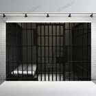 Камере бары фон для фотосъемки с изображением полицейской гангстера тематические вечерние фон тюрьмы кровать фон для фотосъемки студийный реквизит