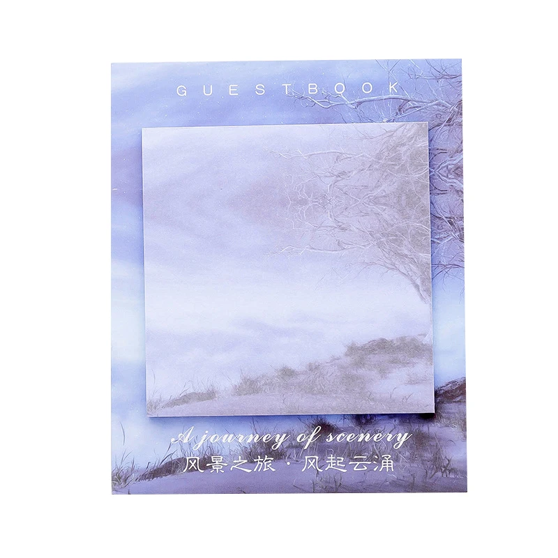 1 шт. новый креативный пейзаж Тур блокнот бумага почтовая липкая для заметок