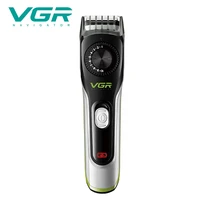 vgr hair clipper usb rechargeable electric professional hair clippers men waterproof stainless steel blade trimmers beard hairs