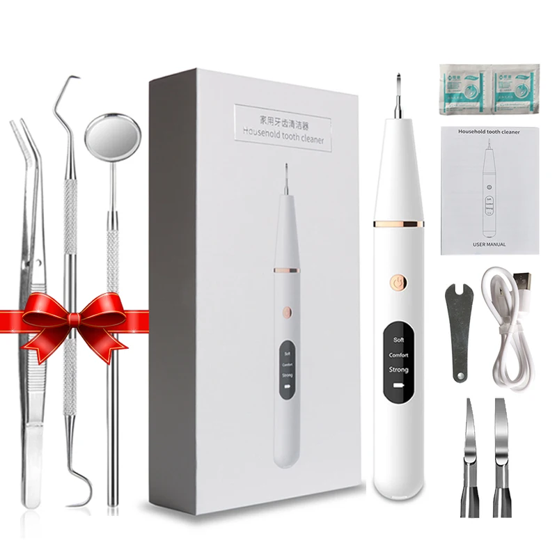 

Dental Led Ultrasound Dental Calculus Remover Ultrasonic Cleaner Electric Ultrasonic Sonic Cleaning Machine Endodontia Tool Kit