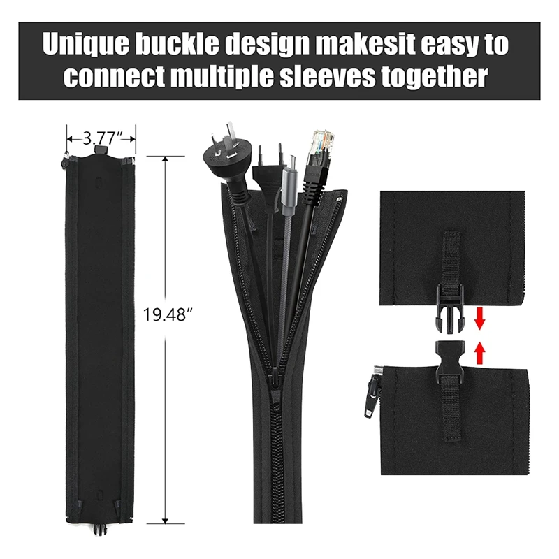 147 Pcs Cable Management Cord Organizer Kit Zip Ties Self Adhesive Clips Extension Straps | Электроника
