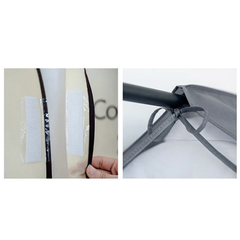 

Clothes Hanging Dust Cover Coat Storage Bag Case Protector Clothing Organizer QXNA