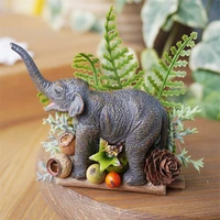 xm funny forest elements handmade retro creative simulation berry elephant brooch hairpin dual use jewelry special gift
