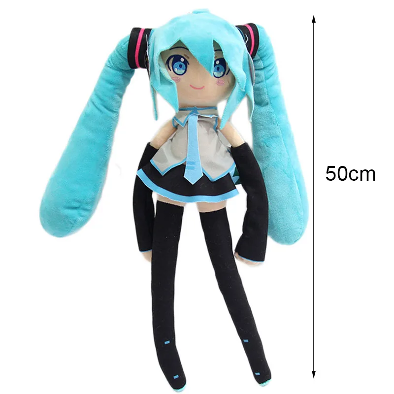 Hatsune аниме плюшевые игрушки Мультяшные мягкие куклы Кролик Q Мику Подушка