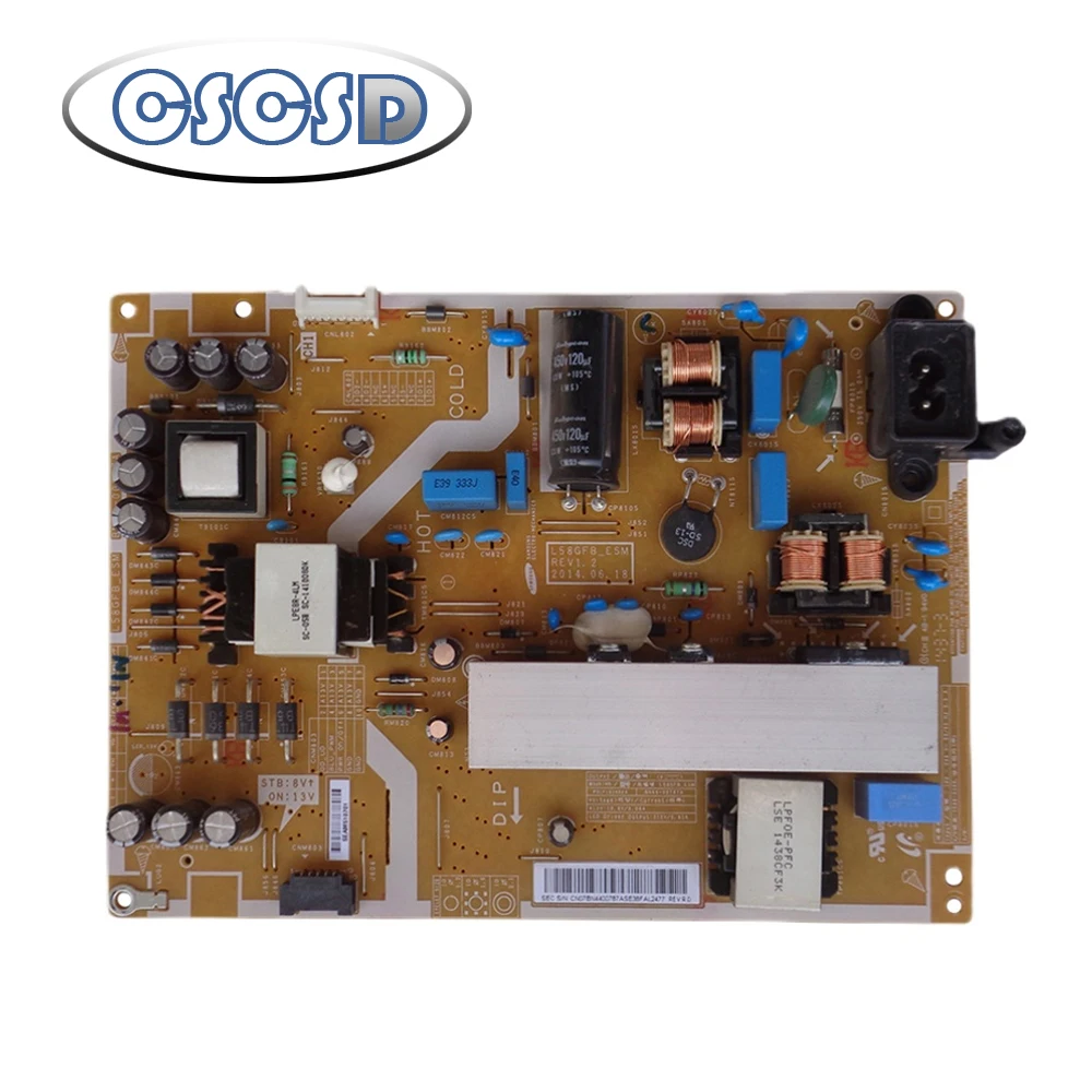 Used Original For TV Power Supply Board BN44-00787A UA58J50SWAJ UA58H5288AJ L58GFB ESM For Samsung TV Parts