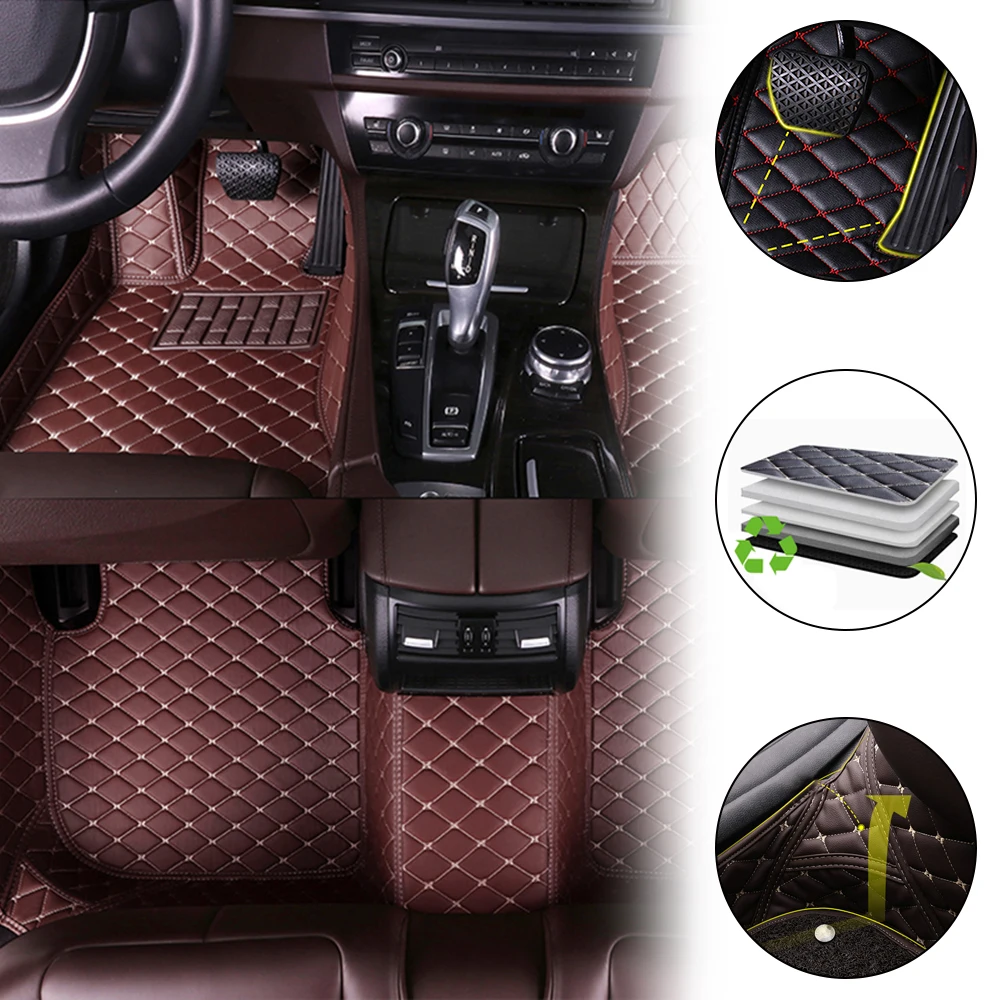 Пользовательские автомобильные коврики для Toyota Land Cruiser 200 2009 2010 2011 2012 2013 2014 2015 2016