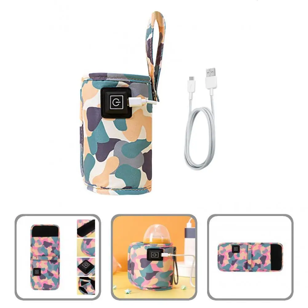 

Portable Wide Application Fabric Baby Bottle Warmer Keeper for Night Feeding
