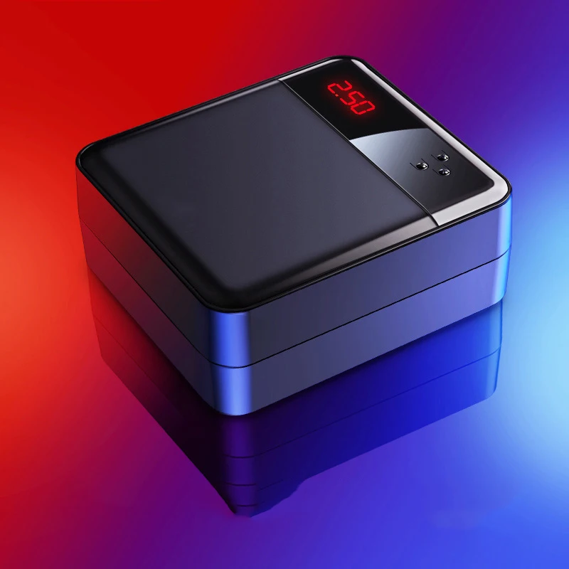 Автомобильный воздушный компрессор портативный насос для шин с цифровым