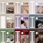 Съемные длинные искусственные ногти на шпильках, искусственные ногти с полным покрытием, накладные ногти, цветные искусственные ногти