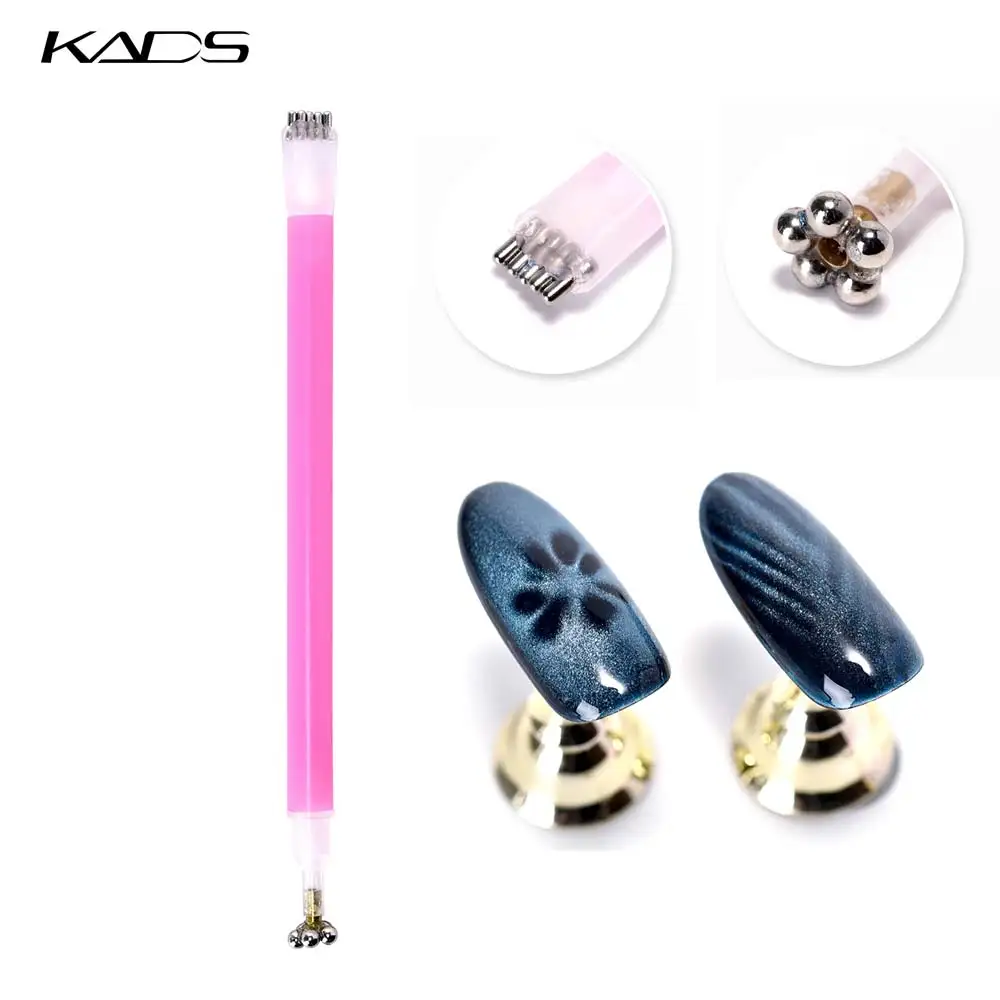 KADS магнитная палочка для украшения ногтей кошачий глаз двухсторонний магнит