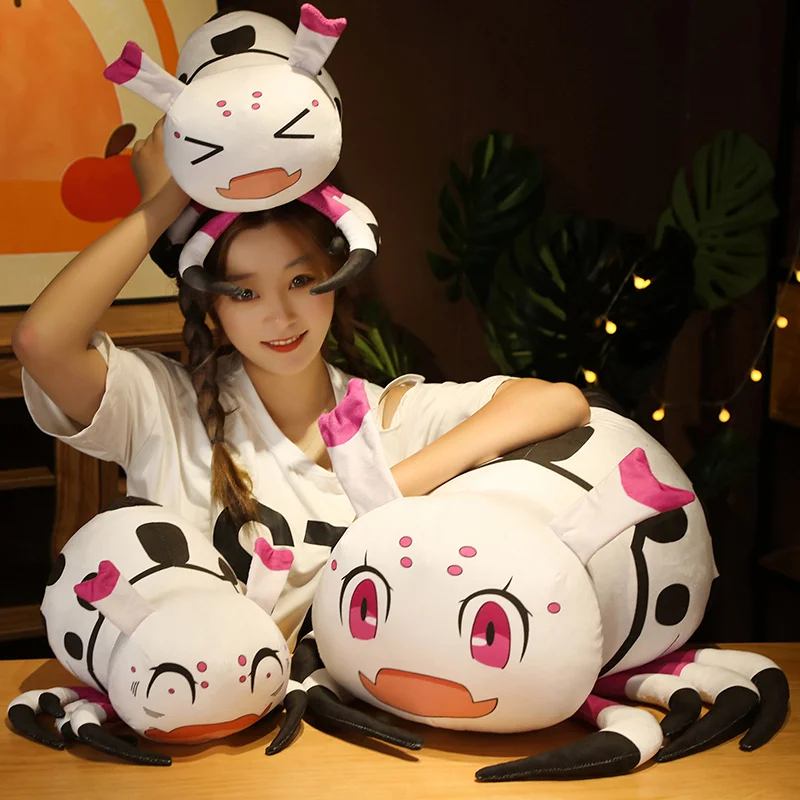 

1pc 35/45CM Kawaii What about Reincarnation Spider Plush Toy Stuffed Cartoon Anime Spider Doll Soft Pillow For Children Gifts