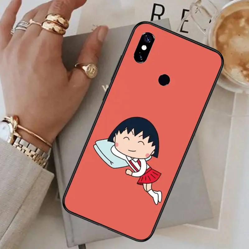 

Anime Chibi Maruko Phone Cases For Xiaomi Redmi 7 8 9t a3Pro 9se k20 mi8 max3 lite 9 note 9s 10 pro