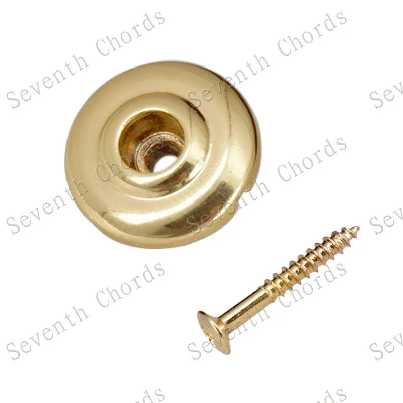 

2Pcs/lot Gold Bass Guitar Strings Tree Retainers Musical Instrument Accessories Parts