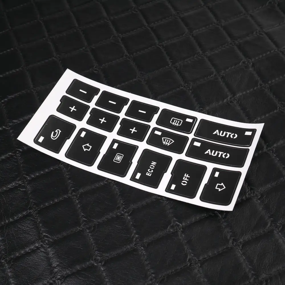 1pc With 16 Keys Car Air Condition Ac Climate Control Button Repair Stickers Decals For Audi A4 B6 B7 2000-2004 Auto Sticker | Автомобили