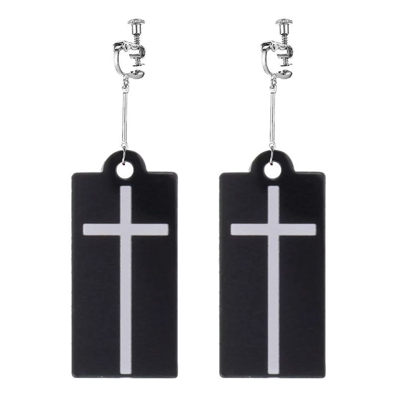 Anime Tokyo Revengers Peripheral Black Pendant Cross Pattern Cartoon Accessories